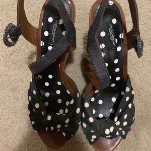 Dolce and Gabbana wedges shoes